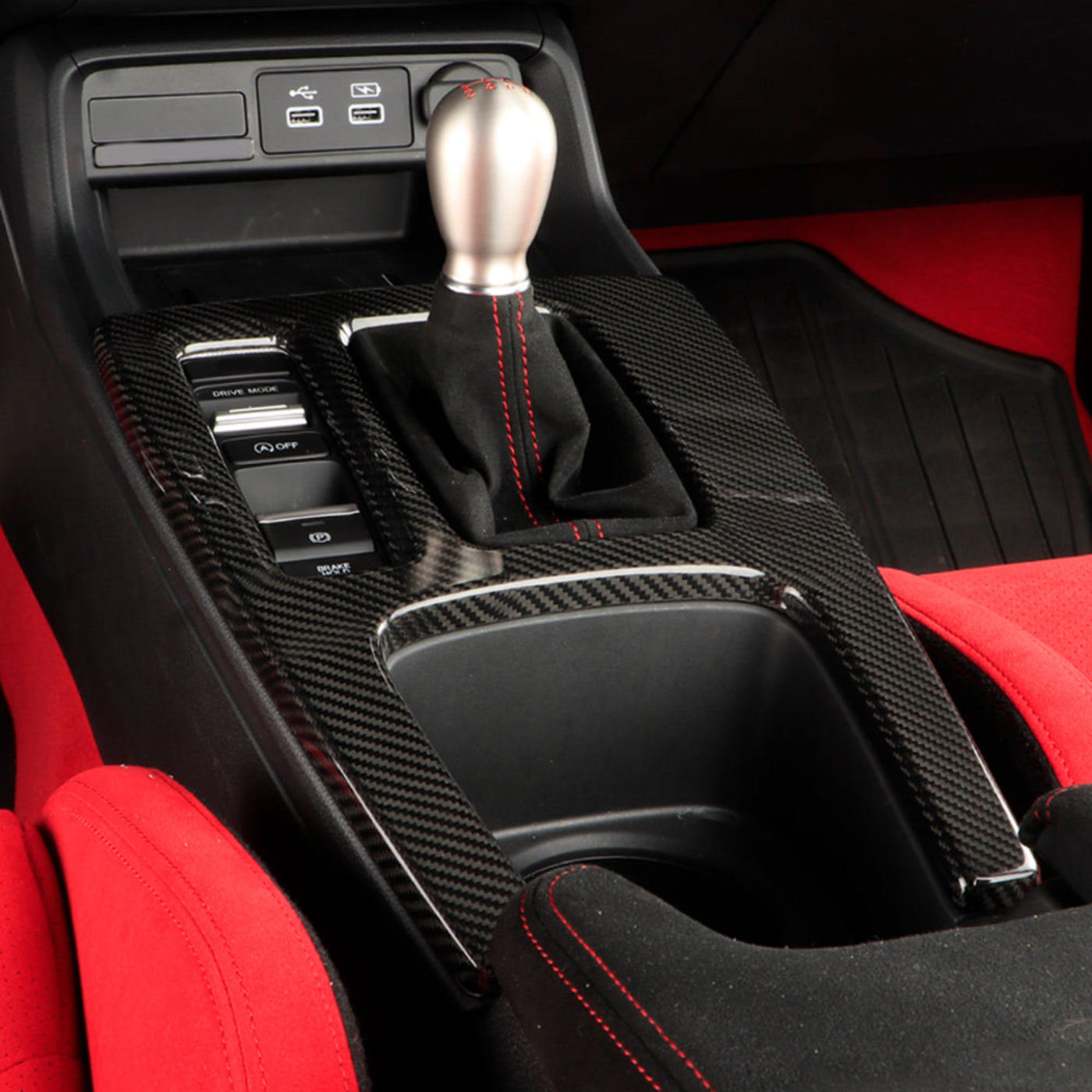 Create Carbon Dry Carbon FL5 Type R Center Console Cover
