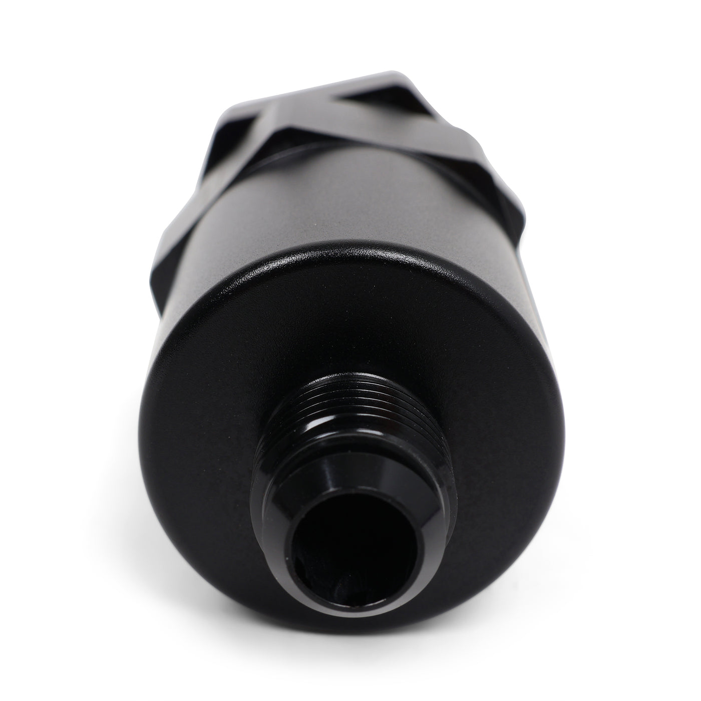 Hybrid Racing Black Inline Fuel Filter -6AN to -6AN (Universal)