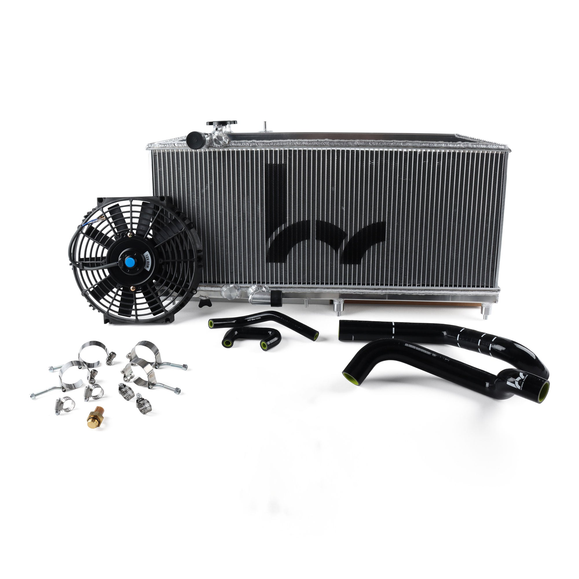 Hybrid Racing K-Swap Cooling Package Full-Size Rad (EK Civic K20A/A2/A3/Z1) HYB-BUN-01-113