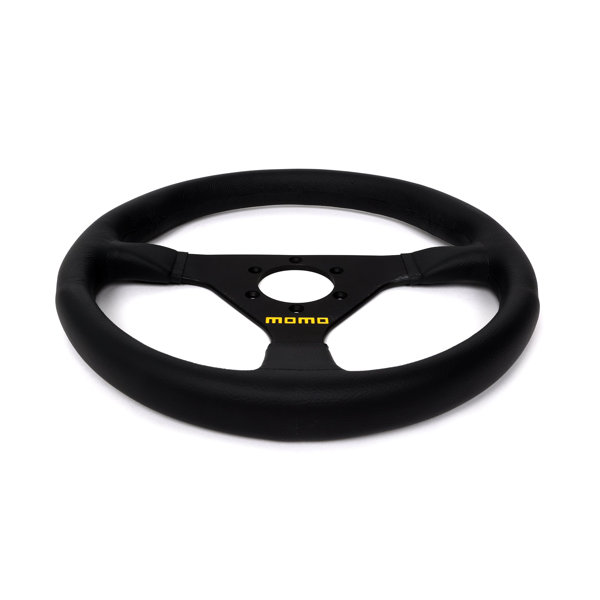 Momo MOD78 Leather Steering Wheel 320 mm - Black/Black Spokes