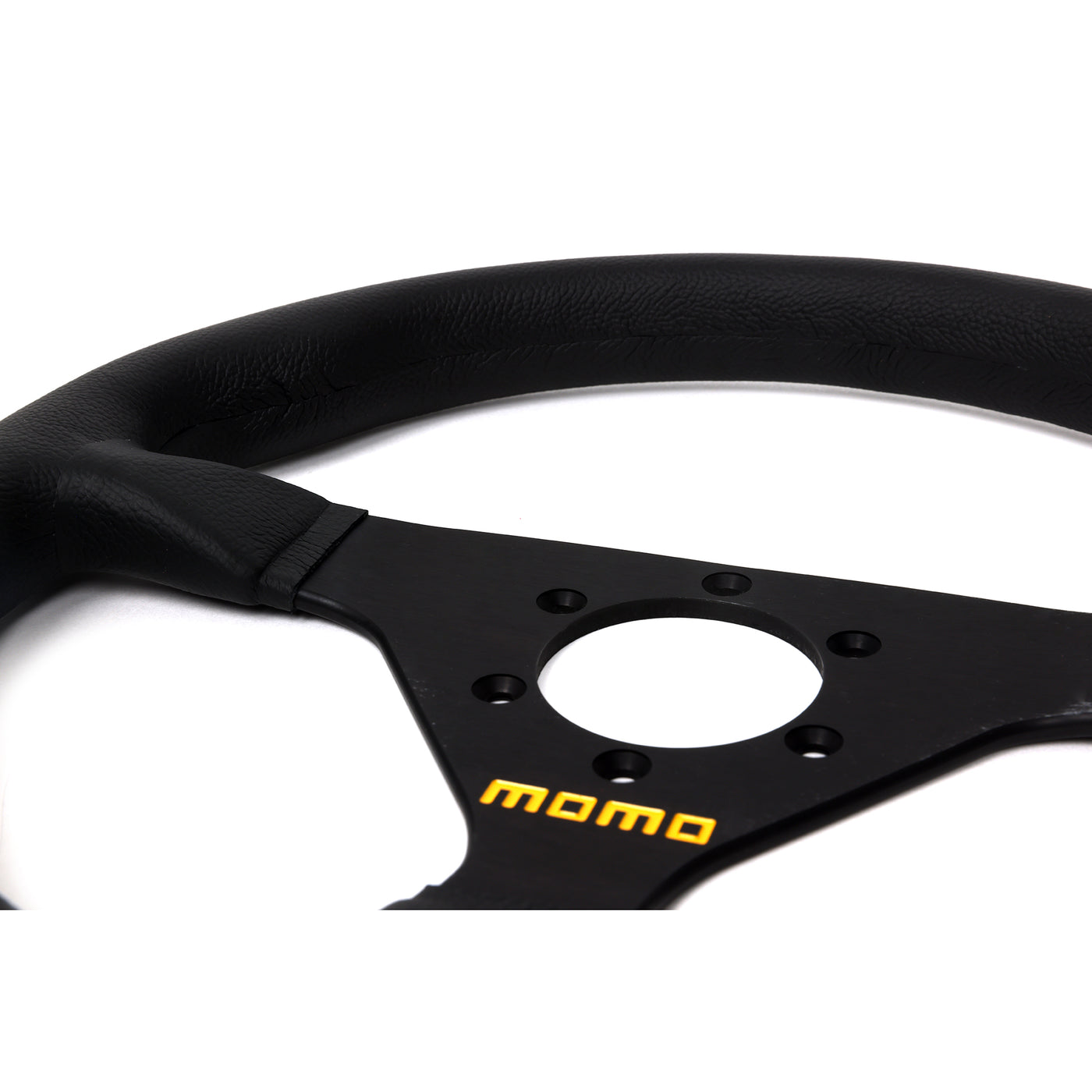 Momo MOD78 Leather Steering Wheel 320 mm - Black/Black Spokes