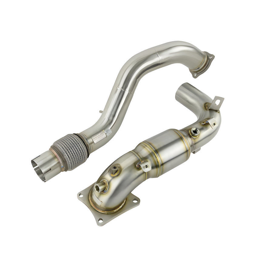 Skunk2 76mm Alpha Series Downpipe for 17-21 Civic Type R